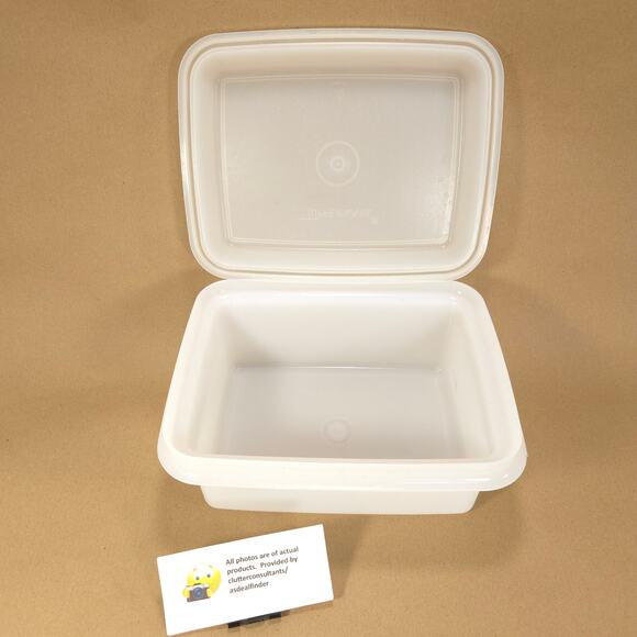 Tupperware Bundle Pack N Carry #1254 #1229 Small Snack Cup #670 Keeper Yellow - Picture 3 of 8